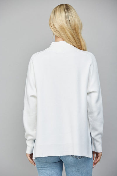 Mock Neck Knit Sweater