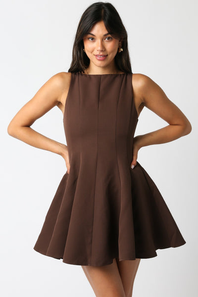 A-Line Flare Mini Dress