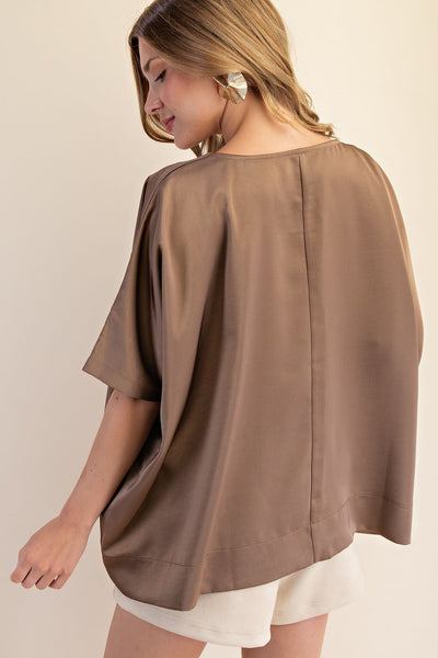 Round Neck Oversized Top