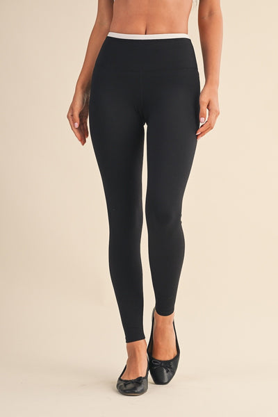 Contrast Binding Legging