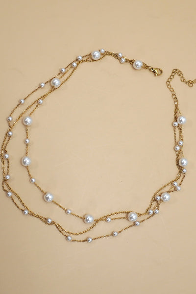 18k Stainless Steel Layered Necklace