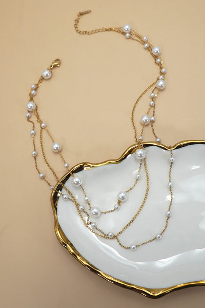 18k Stainless Steel Layered Necklace