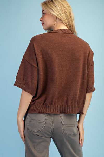 Western Horse Motif Sweater Top