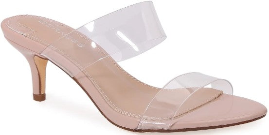 Berness Calia Clear Dual Band Kitten Heel