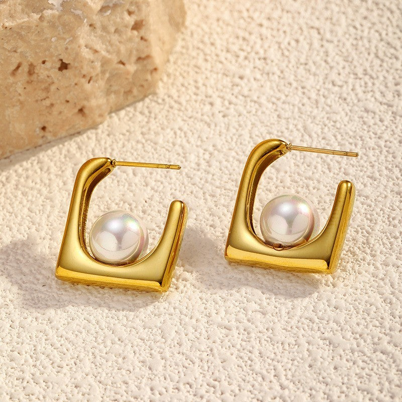 U-Shape Hoops Earrings