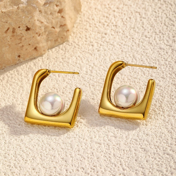 U-Shape Hoops Earrings