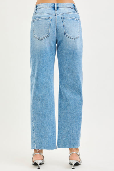 Risen Slouchy Cropped Barrel Jeans