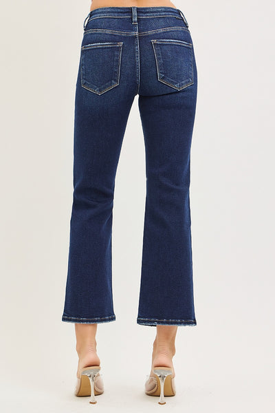 Risen Tummy Control HR Crop Bootcut Jeans