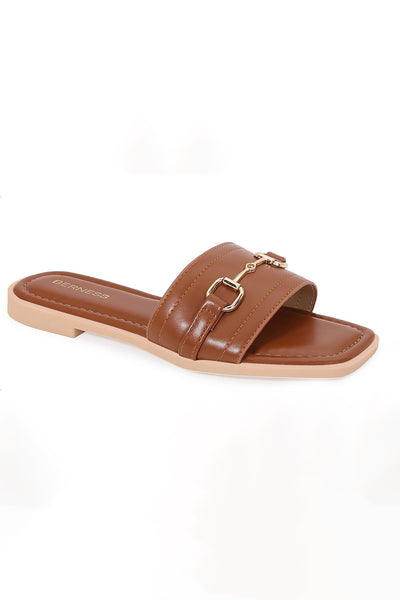 Berness Kamari Horsebit Square Toe Sandal