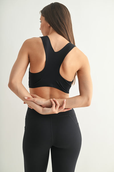 Venice Cloud Square Neck Sports Bra