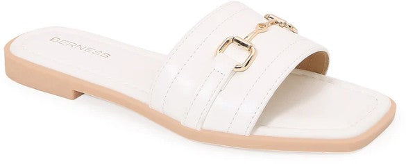 Berness Kamari Horsebit Square Toe Sandal