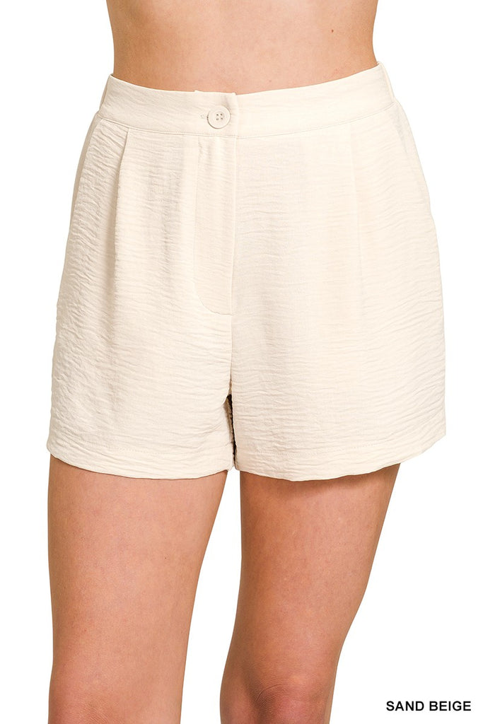 Woven High Waisted Airflow Shorts