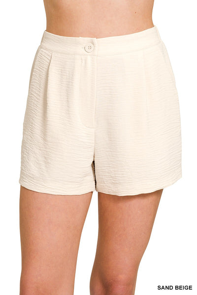 Woven High Waisted Airflow Shorts
