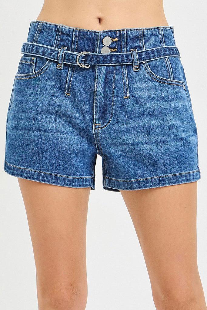 Risen Slouchy Shorts With Belt