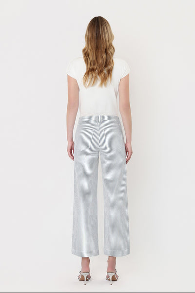 Vervet HR Patch Pocket Crop Wide Jeans