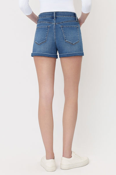 Vervet HR Cuffed Denim Shorts