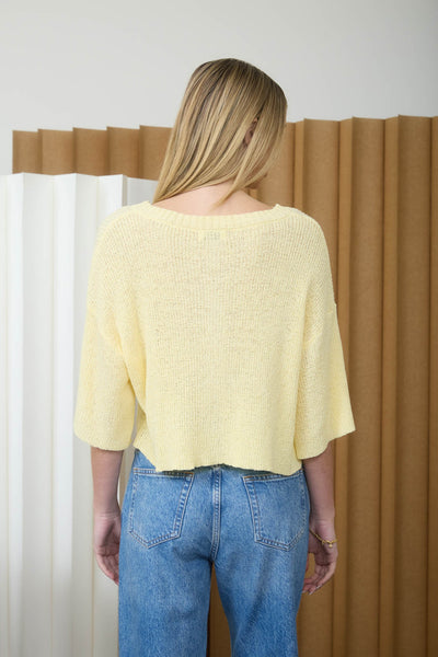 Boxy Button Down Knit Cardigan