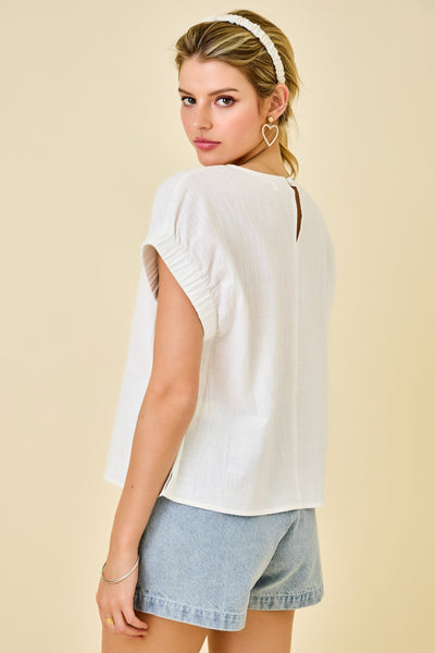 Cotton Easy Loose Fit Top