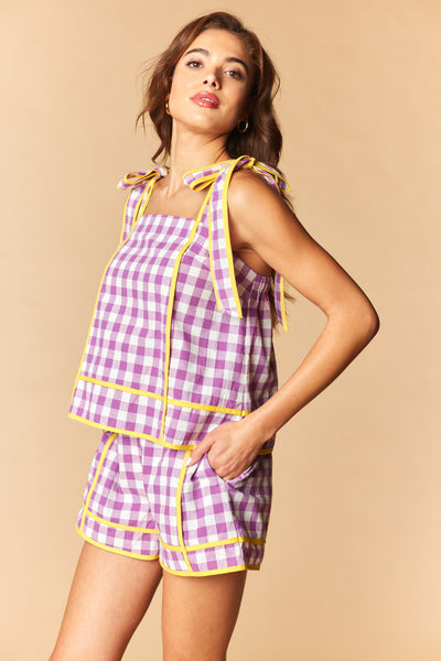 Game Day Gingham Ribbon Set