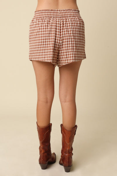 Sophie Gingham Check Shorts