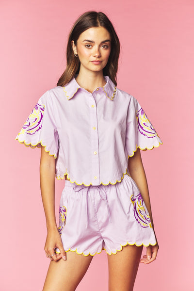 Game Day Tiger Embroidered Set