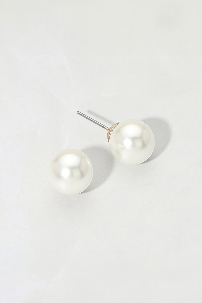 Classic Pearl Stud Earrings