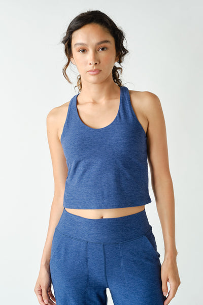 Courtside Active Crop Tank Top