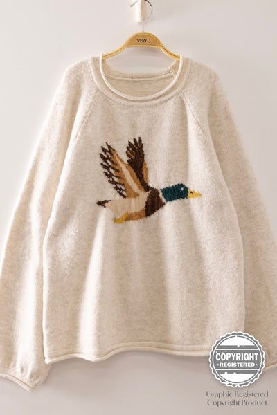 Mallard In Flight Crew Neck Sweater