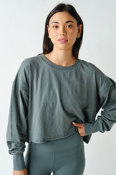 Open Back Long Sleeve Tee