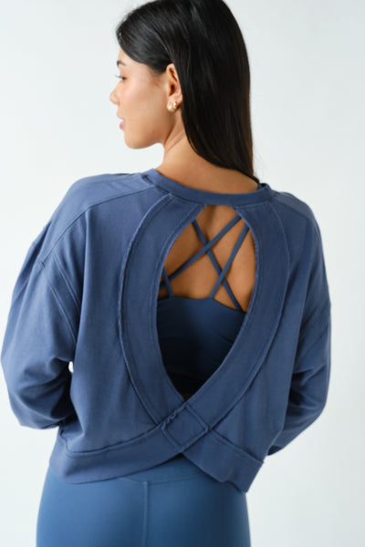 Open Back Long Sleeve Tee