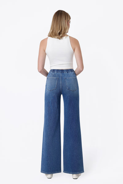 Vervet HR Elastic Waist Vintage Flare Jeans