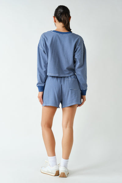 Boardwalk Stripe Crewneck Set