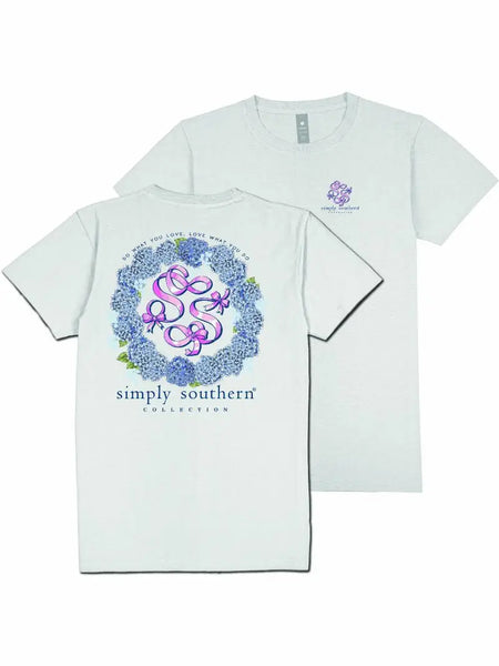 Simply Southern Kids Floral Logo Tee