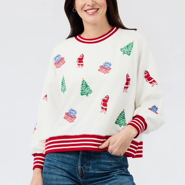Tidings and Toile Sweatshirt