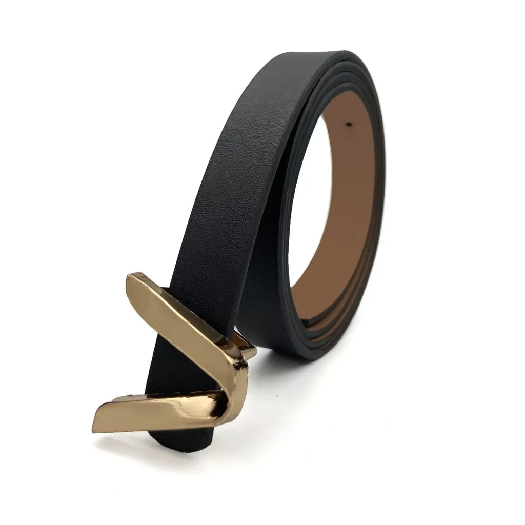 Thin V-Buckle Thin Belt