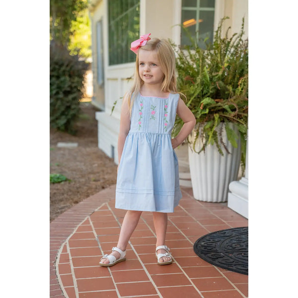 Naomi Blue Rosebud Kid's Dress