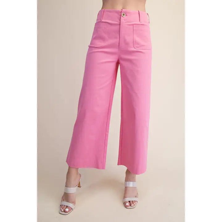 Colette Cropped Wide-Leg Pants