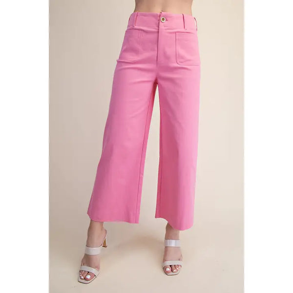 Colette Cropped Wide-Leg Pants