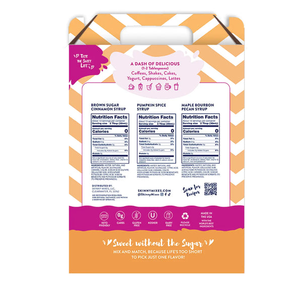 Fall Favorites Syrup Trio Sugar Free Set