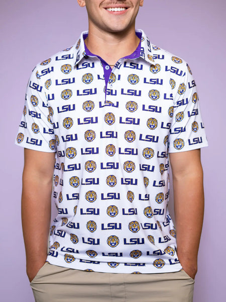 Lsu Logos (Licensed) Men's Polo