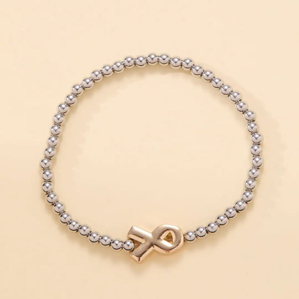 Holy Water Childhood Cancer Awareness Ribbon Bracelet