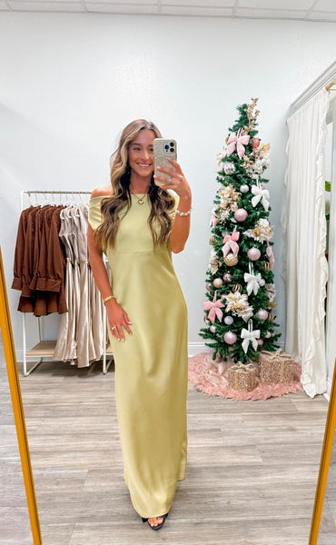 Satin Sleeveless Cowl Neck Midi Dress