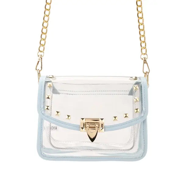Clear See Thru Shoulder Crossbody Handbag