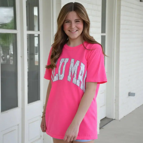 Lulu Mac Grey Camo Tee