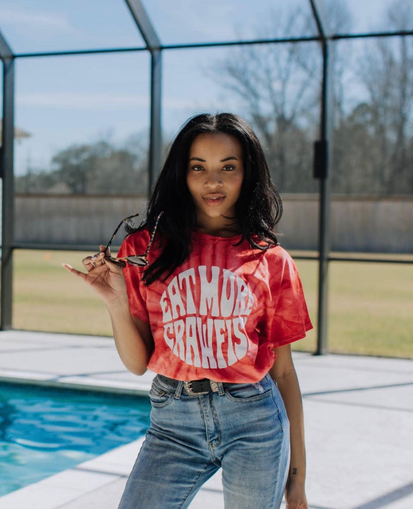 Eat More Crawfish TD Tee