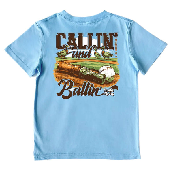 Kids' Callin & Ballin Short Sleeve Tee