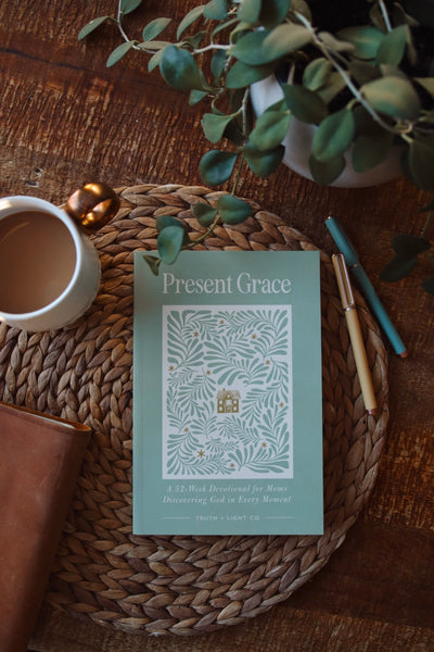 Present Grace: A 52-Week Devotional For Moms (Gift Book)