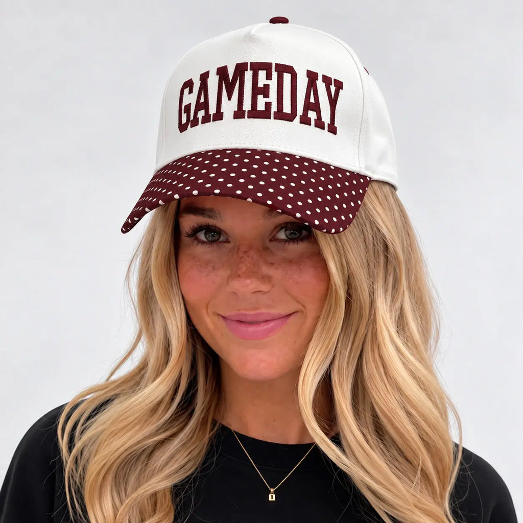 Lulu Mac Gameday Polka Dot Cap