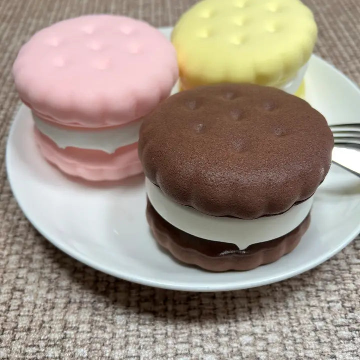 Sandwich Cookie Squishy Squeeze Fidget Toy