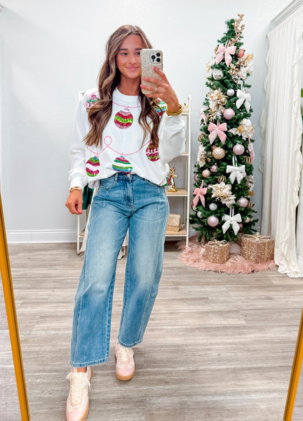 Mary Square Sarah Ornaments Sweatshirt